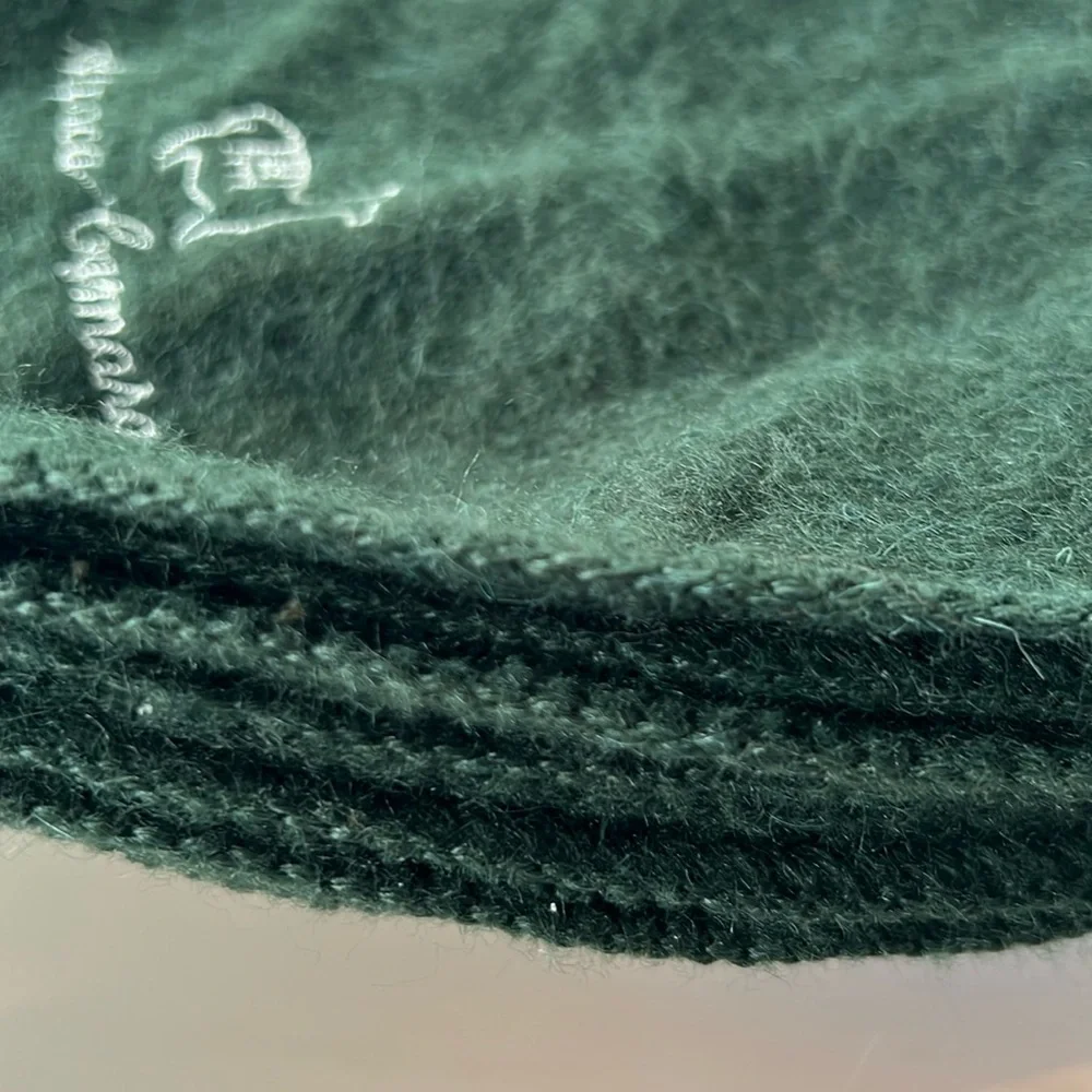 🦙🌲Dark Green Fringed Long Scarf by Alpaca Camargo | Oblong 9”W x 68”L + Fringe